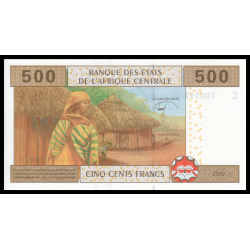 Tchad, P-606Ce, 500 francs, 2002 - Billet de banque en vente sur Monnaies du Monde SHOP