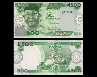 Nigéria, P-w48c, 500 naira, 2023