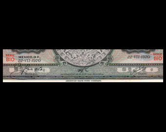 Mexique, P-059l4, 1 peso, 1970