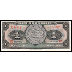 Mexique, P-059l4, 1 peso, 1970 - Billet de banque en vente sur Monnaies du Monde SHOP