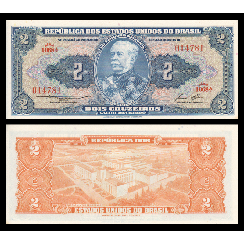Brésil, P-151b, 2 cruzeiros 1958 - Billet de banque en vente sur Monnaies du Monde SHOP
