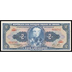 Brésil, P-151b, 2 cruzeiros 1958 - Billet de banque en vente sur Monnaies du Monde SHOP