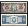 Equateur, P-114b7, 10 sucres, 1982, PresqueNeuf / a-UNC - Billet de banque en vente sur Monnaies du Monde SHOP