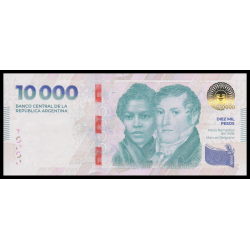 Argentine, P-369, 10 000 pesos, 2024 - Billet de banque en vente sur Monnaies du Monde SHOP