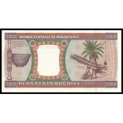 Mauritanie, P-05j, 200 ouguiya, 2002 - Billet de banque en vente sur Monnaies du Monde SHOP