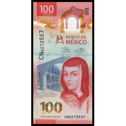 Mexique, P-134(5-2022-1), 100 pesos, 2022, polymère - Billet de banque en vente sur Monnaies du Monde SHOP