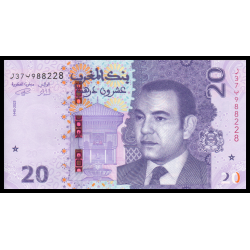 Maroc, P-w79, 20 dirham, 2023 - Billet de banque en vente sur Monnaies du Monde SHOP