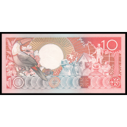 Suriname, P-131b, 10 gulden, 1988 - Billet de banque en vente sur Monnaies du Monde SHOP