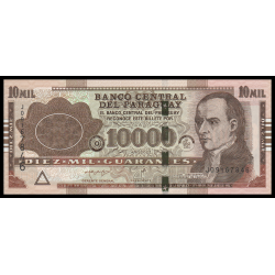 Paraguay, P-A238c, 10.000 guaranies, 2022 - Billet de banque en vente sur Monnaies du Monde SHOP