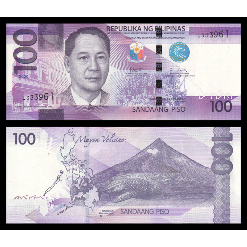 Philippines, P-222(2020), 100 piso, 2020 - Billet de banque en vente sur Monnaies du Monde SHOP