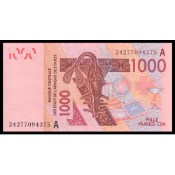 Côte d'Ivoire, P-115Aw, 1 000 francs, 2024 - Billet de banque en vente sur Monnaies du Monde SHOP