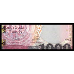 Soudan du Sud, P-w21, 1 000 South Sudan Pounds, 2024 - Billet de banque en vente sur Monnaies du Monde SHOP