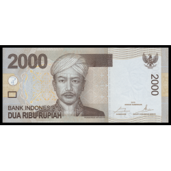 Indonésie, P-148h, 2000 rupiah, 2016 - Billet de banque en vente sur Monnaies du Monde SHOP