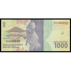 Indonésie, P-154f, 1 000 rupiah, 2021 - Billet de banque en vente sur Monnaies du Monde SHOP