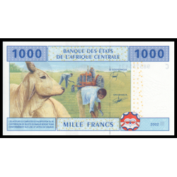 Tchad, P-607Ce, 1 000 francs, 2002 - Billet de banque en vente sur Monnaies du Monde SHOP