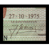 Zaïre, P-18d, 1 zaïre, 1975 - Billet de banque en vente sur Monnaies du Monde SHOP