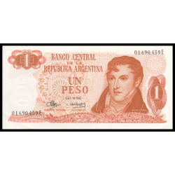 Argentine, P-287e 1 peso, 1970-73, PresqueNeuf / a-UNC - Billet de banque en vente sur Monnaies du Monde SHOP