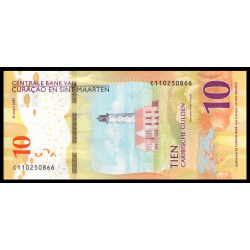 Curaçao & Saint Martin, P-w01, 10 Florins caribéens, 2025 - Billet de banque en vente sur Monnaies du Monde SHOP