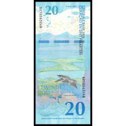 Curaçao & Saint Martin, P-w02, 20 Florin caribéen, 2025 - Billet de banque en vente sur Monnaies du Monde SHOP