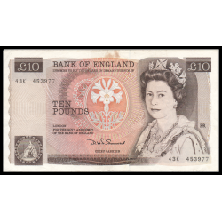 Angleterre, P-379b, 10 pounds, 1980,  TB / Fine - Billet de banque en vente sur Monnaies du Monde SHOP