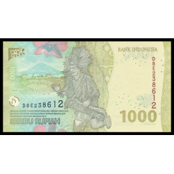 Indonésie, P-162c, 1 000 rupiah, 2024 - Billet de banque en vente sur Monnaies du Monde SHOP