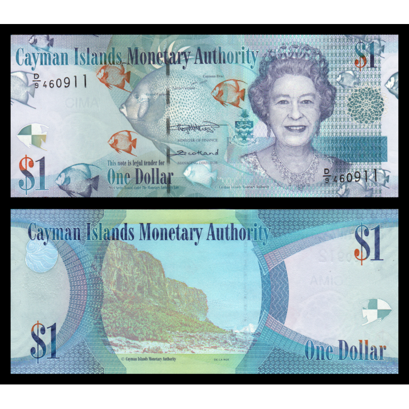 Caïmans, P-38e4, 1 dollar, 2018 - Billet de banque en vente sur Monnaies du Monde SHOP
