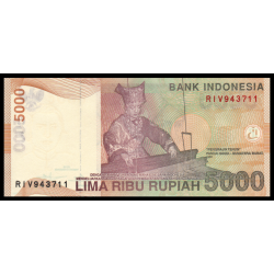 Indonésie, P-142p1, 5 000 rupiah, 2016 - Billet de banque en vente sur Monnaies du Monde SHOP