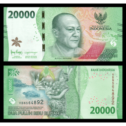Indonésie, P-w166c, 20 000 rupiah, 2024 - Billet de banque en vente sur Monnaies du Monde SHOP