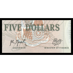 Guyana, P-22f, 5 dollars, 1992 - Billet de banque en vente sur Monnaies du Monde SHOP