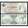 Guyana, P-22f, 5 dollars, 1992 - Billet de banque en vente sur Monnaies du Monde SHOP