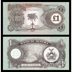 Biafra, P-5a, 1 pound, 1969 - Billet de banque en vente sur Monnaies du Monde SHOP