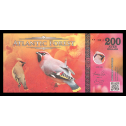 Atlantic Forest, Non Legal, 200 aves dollars, 2024 - Billet de banque en vente sur Monnaies du Monde SHOP