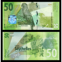 Seychelles, P-49, 50 roupies, 2016 - Billet de banque en vente sur Monnaies du Monde SHOP
