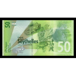 Seychelles, P-49, 50 roupies, 2016 - Billet de banque en vente sur Monnaies du Monde SHOP