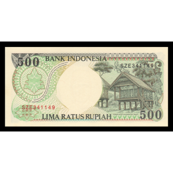 Indonésie, P-128f, 500 rupiah, 1997 - Billet de banque en vente sur Monnaies du Monde SHOP