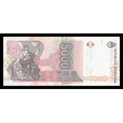 Argentine, P-330f, 5 000 australes, 1991 - Billet de banque en vente sur Monnaies du Monde SHOP
