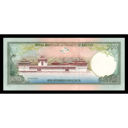 Bhoutan, P-25, 100 ngultrum, 2000 - Billet de banque en vente sur Monnaies du Monde SHOP