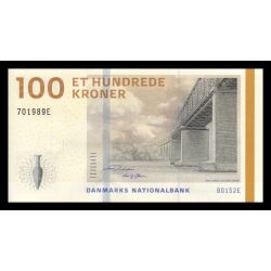 Danemark, P-66c1, 100 kroner, 2009 (2015) - Billet de banque en vente sur Monnaies du Monde SHOP