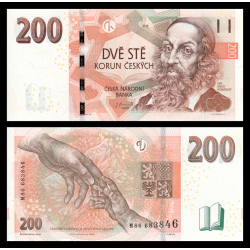 République Tchéque, P-19f, 200 korun, 2018 - Billet de banque en vente sur Monnaies du Monde SHOP