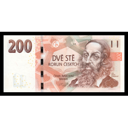 République Tchéque, P-19f, 200 korun, 2018 - Billet de banque en vente sur Monnaies du Monde SHOP