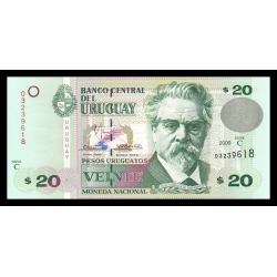 Uruguay, P-083, 20 peso, 2000 - Billet de banque en vente sur Monnaies du Monde SHOP