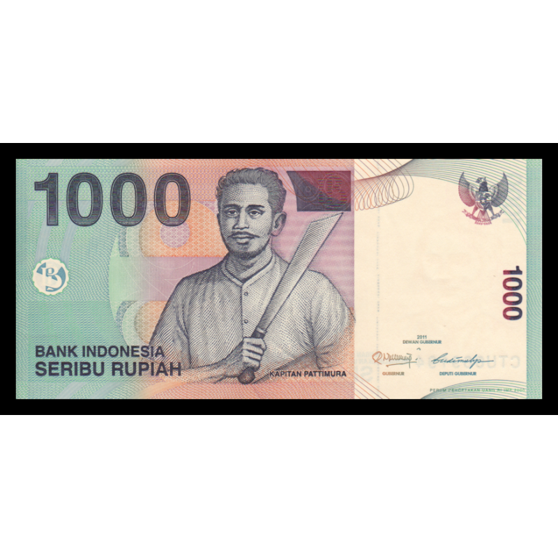 Indonésie, P-141k, 1 000 rupiah, 2011 - Billet de banque en vente sur Monnaies du Monde SHOP