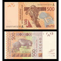 Côte d'Ivoire, P-119Al, 500 francs, 2023 - Billet de banque en vente sur Monnaies du Monde SHOP