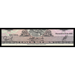 Equateur, P-113d3, 5 sucres, 1988 - Billet de banque en vente sur Monnaies du Monde SHOP