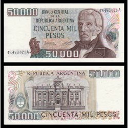Argentine, P-307a, 50 000 pesos, 1979-80 - Billet de banque en vente sur Monnaies du Monde SHOP