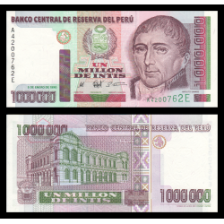 Pérou, P-148, 1 000 000 intis, 1990 - Billet de banque en vente sur Monnaies du Monde SHOP
