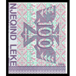 Albanie, P-55c, 100 leke, 1996 - Billet de banque en vente sur Monnaies du Monde SHOP
