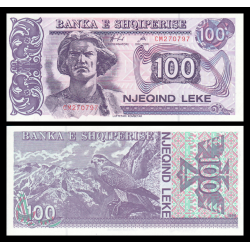 Albanie, P-55c, 100 leke, 1996 - Billet de banque en vente sur Monnaies du Monde SHOP
