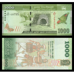 Billet de banque en vente sur Monnaies du Monde SHOP, Sri Lanka, P-127h, 1 000 roupies, 2022, Neuf / UNC