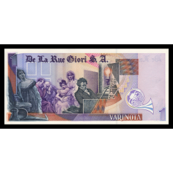 Billet de banque en vente sur Monnaies du Monde SHOP, De La Rue Giori, ND Specimen, 1 variota, Neuf / UNC